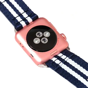 Нейлоновый ремешок X-Doria Field Band Blue | White для Apple Watch Ultra 49mm | 45mm | 44mm | 42mm - Фото 3