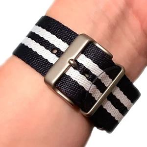 Нейлоновый ремешок X-Doria Field Band Blue | White для Apple Watch Ultra 49mm | 45mm | 44mm | 42mm - Фото 5