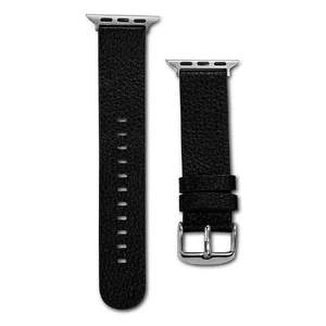 Кожаный ремешок X-Doria Lux Band Black Leather для Apple Watch Ultra 49mm | 45mm | 44mm | 42mm - Фото 3