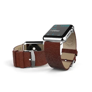 Кожаный ремешок X-Doria Lux Band Brown Leather для Apple Watch Ultra 49mm | 45mm | 44mm | 42mm - Фото 3
