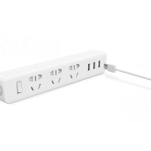 Сетевой удлинитель Xiaomi Mi Power Strip 3 Sockets | 3 USB 10W Ports White - Фото 3