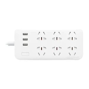 Мережевий подовжувач Xiaomi MiJia Power Strip (6 розеток + 3 USB Type-A) - Фото 3