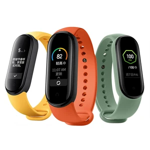 Оригинальный ремешок Xiaomi Strap Orange для фитнес-браслета Xiaomi Mi Band 5 | 6 - Фото 2
