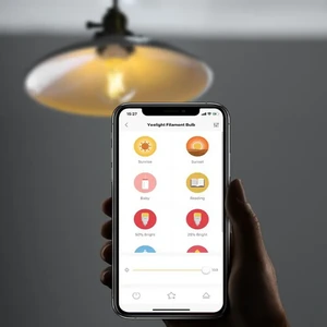 Розумна Wi-Fi лампочка Xiaomi Yeelight LED Filament E27 з підтримкою HomeKit, 700Лм, 2700K - Фото 5