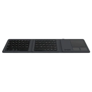 Портативна клавіатура ZAGG Tri Fold Universal Keyboard Charcoal з Touchpad - Фото 2