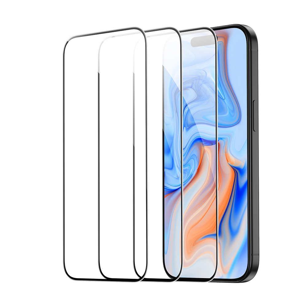 Защитное стекло с рамкой для поклейки ESR Tempered-Glass 1-Pack для iPhone 15