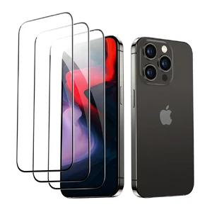 Захисне скло з рамкою для поклейки ESR Tempered-Glass 1-Pack для iPhone 15 Pro - Фото 3