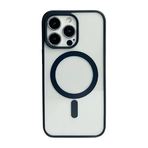 Защитный чехол с MagSafe для iPhone 14 Pro | iLoungeMax Clear Case Black  - Фото 1