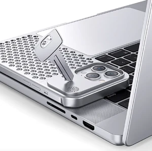 Алюминиевый чехол iLoungeMax Mac Pro с аромадиффузором для iPhone 15 Pro - Фото 3