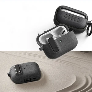 Защитный чехол с замком и карабином VRS Design MODERN LOCK для AirPods Pro 2 Olive - Фото 6