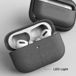 Противоударный чехол с ремешком VRS Design Modern Sand Stone для AirPod Pro 2 - Фото 9