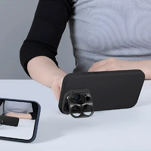 Захисний чохол з підставкою Nillkin Lens Wing Magnetic Blue для iPhone 15 Pro - Фото 10