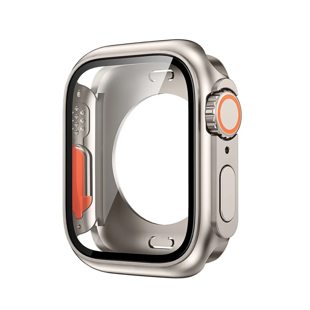 Захисний чохол-обманка для Apple Watch 8 | 7 (45mm) у стилі Ultra зі склом | iLoungeMax Titanium у Вінниці