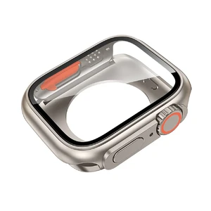 Защитный чехол-обманка для Apple Watch SE 2 | SE | 6 | 5 | 4 (44mm) в стиле Ultra | iLoungeMax Titanium  - Фото 3