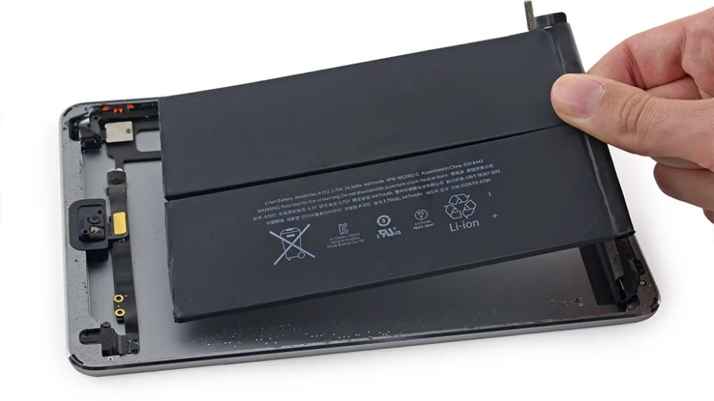 Замена аккумулятора iPad mini 2