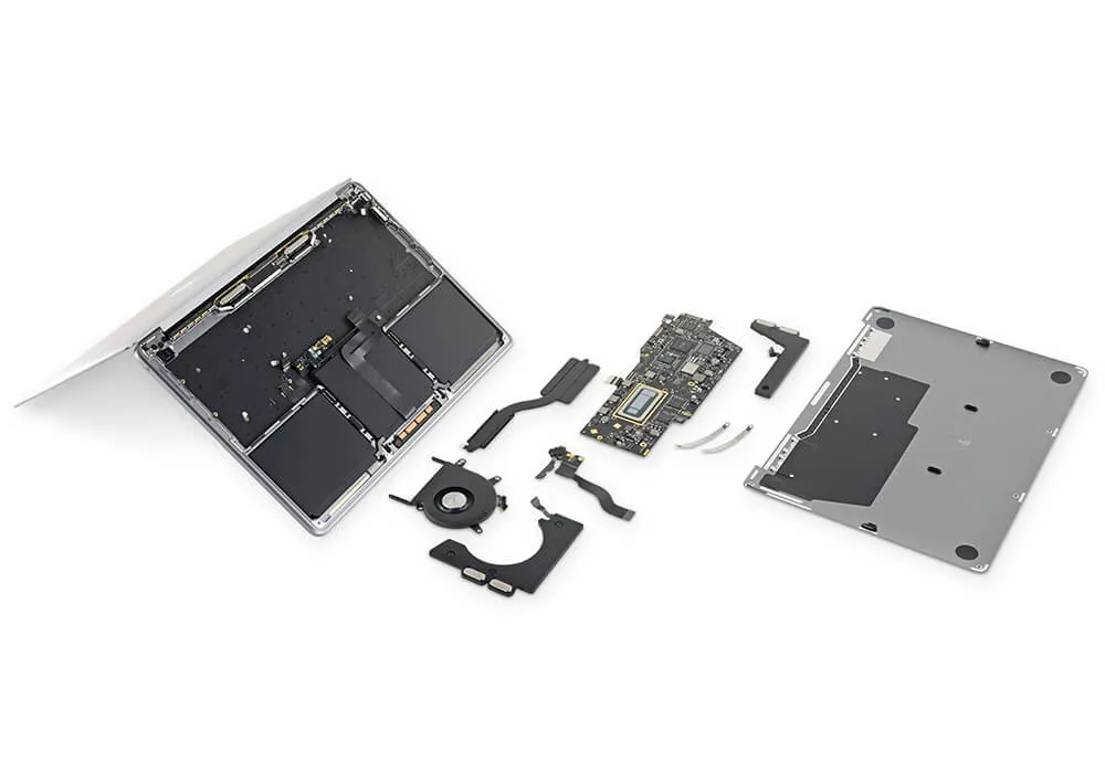 Замена аккумулятора MacBook Pro 13" M1 (2020) A2338