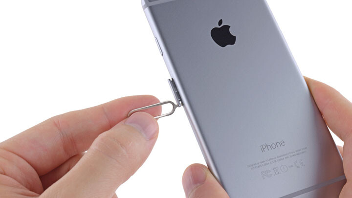 Замена лотка SIM-карты iPhone 6s