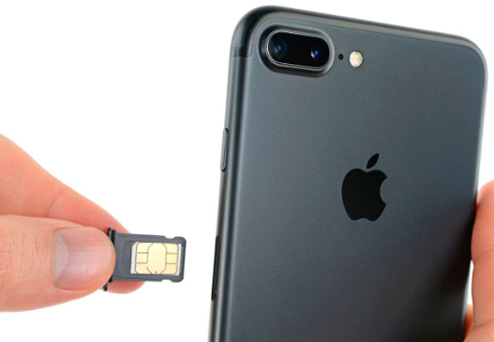 Замена лотка SIM-карты iPhone 7 Plus