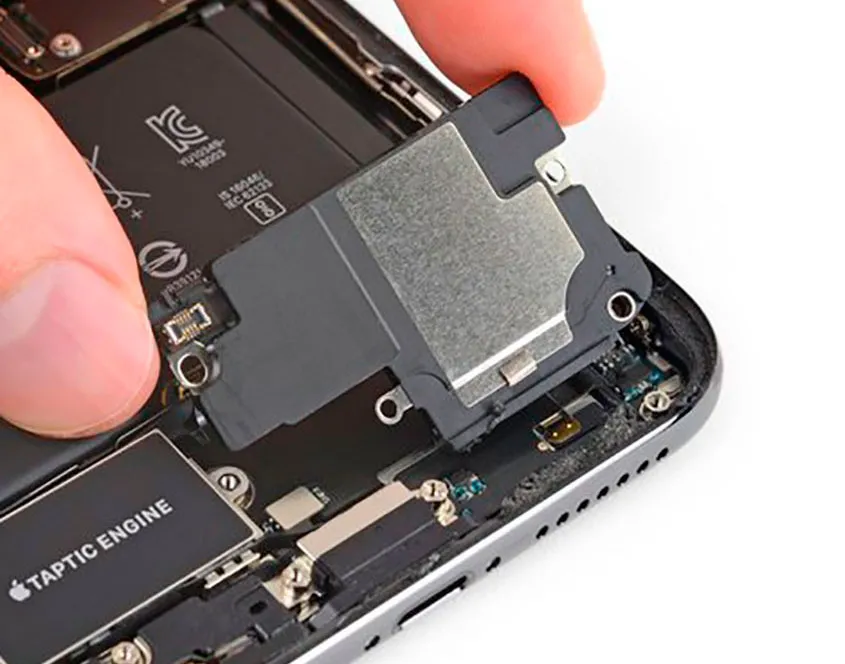 Замена полифонического (нижнего) динамика iPhone X