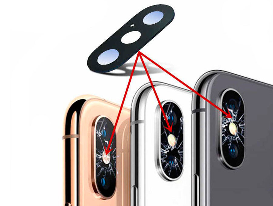 Замена стекла задней камеры iPhone XS