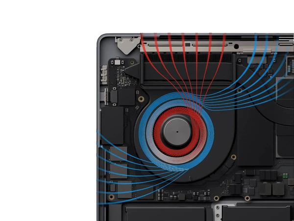 Замена вентилятора (кулера) MacBook Pro 16" M1 (2021) A2485