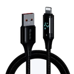 Зарядний кабель із дисплеєм McDodo Digital HD USB to Lightning Black (1.2m)