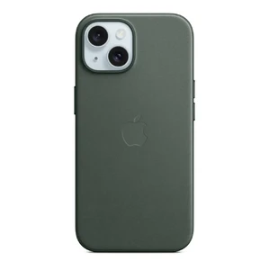 Захисний чохол Apple FineWoven Case з MagSafe Evergreen (MT3J3) для iPhone 15 - Фото 7