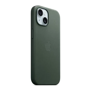 Захисний чохол Apple FineWoven Case з MagSafe Evergreen (MT3J3) для iPhone 15 - Фото 2