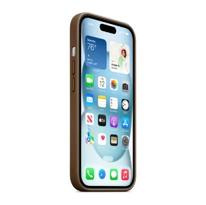 Захисний чохол Apple FineWoven Case з MagSafe Taupe (MT3C3) для iPhone 15 - Фото 3