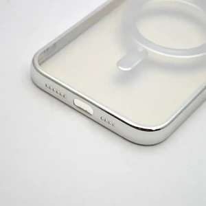 Чохол з MagSafe для iPhone 13 Pro Max із захистом камери | iLoungeMax Stylish Case Silver - Фото 4
