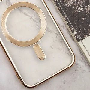 Чохол з MagSafe для iPhone 14 Pro із захистом камери | iLoungeMax Stylish Case Gold - Фото 4