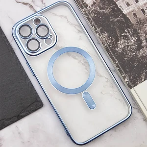 Чохол з MagSafe для iPhone 13 Pro із захистом камери | iLoungeMax Stylish Case Light Blue - Фото 5