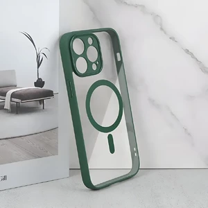 Защитный чехол с MagSafe для iPhone 13 Pro | iLoungeMax Clear Case Green - Фото 2