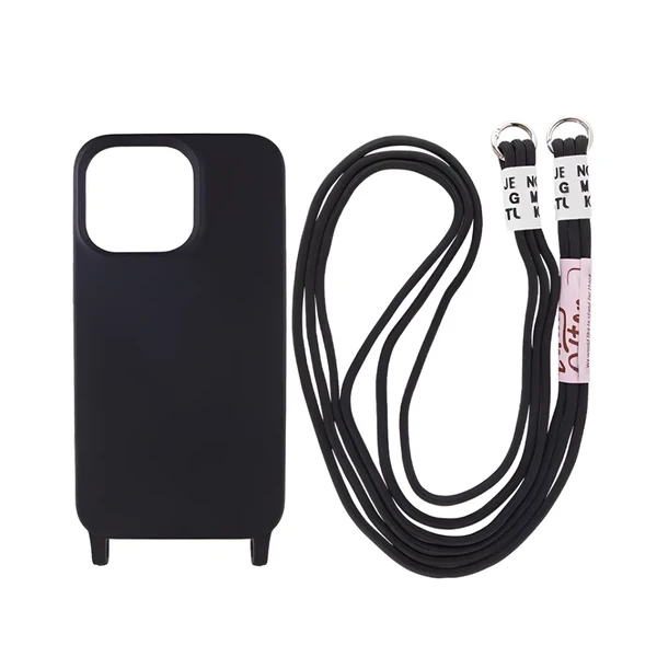 Захисний чохол зі шнурком iLoungeMax Crossbody Case Black для iPhone 14 Pro Max у Рівному