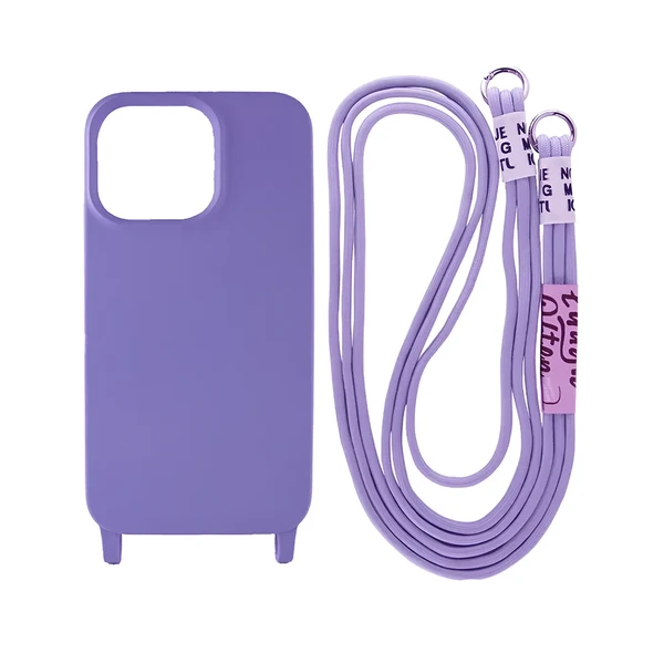 Захисний чохол зі шнурком iLoungeMax Crossbody Case Lavander для iPhone 14 Pro Max у Вінниці