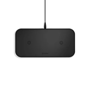 Беспроводная зарядка Zens Dual Aluminium Wireless Charger 10W Black - Фото 2