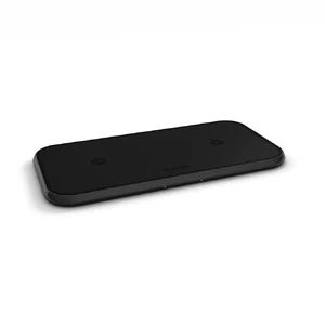 Беспроводная зарядка Zens Dual Aluminium Wireless Charger 10W Black ZEDC04B - Фото 1