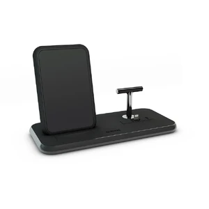 Беспроводная док-станция Zens Stand+Dock Aluminium Wireless Charger Black 10W - Фото 2