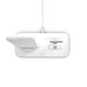 Беспроводная док-станция Zens Stand+Dock Aluminium Wireless Charger White 10W - Фото 3
