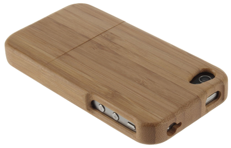бамбуковый чехол для iphone 4 4s