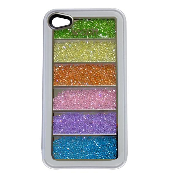 чехол Rainbow Swarovski Crystal Bling для iPhone 5 5s