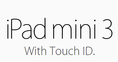 ipad mini 3 logo