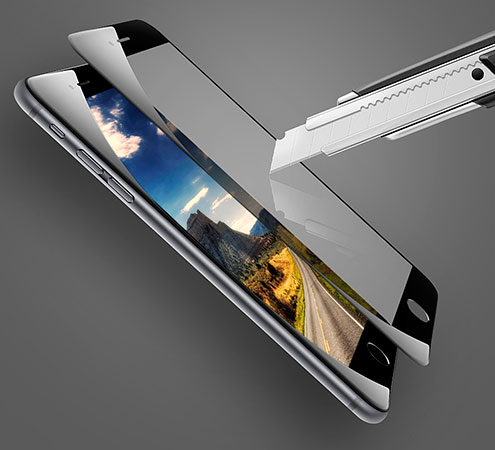Захисне скло HOCO 3D Tempered Glass White для iPhone 7/8 /SE 2020 