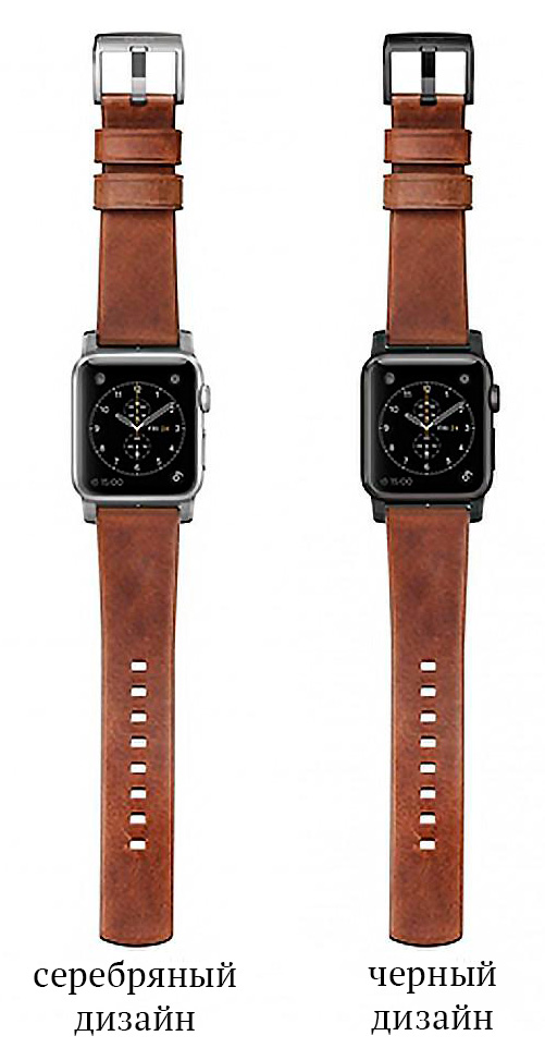 Кожаный ремешок Nomad Modern Strap (Gold Hardware) для Apple Watch 40mm/38mm Series SE/6/5/4/3/2/1