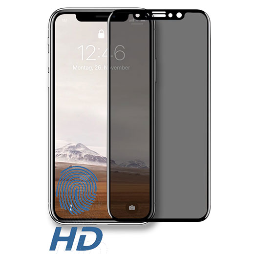 Захисне скло Антишпигун Woodcessories Premium Tempered Glass 3D Privacy Filter для iPhone 12/12 Pro