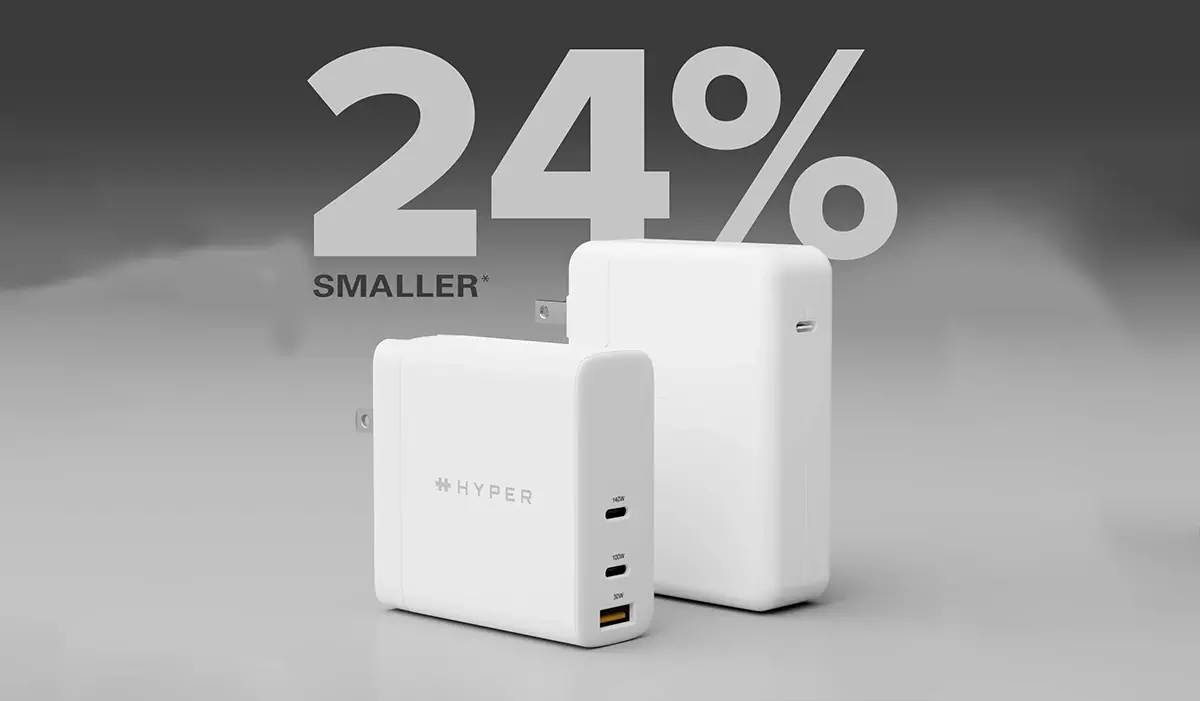 Зарядное устройство Hyperjuice 140W PD 3.1 USB-C Charger для MacBook | iPad | iPhone