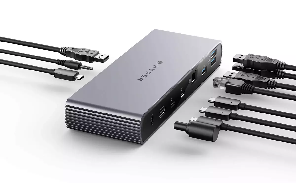 Док-станція Hyperdrive Thunderbolt 4 Dock для MacBook iPad купити