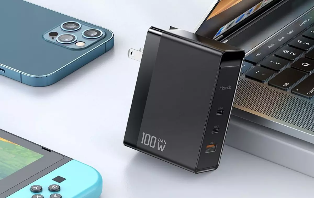 Зарядное устройство Mcdodo PRO 100W GAN Dual USB + Type-C EU купить