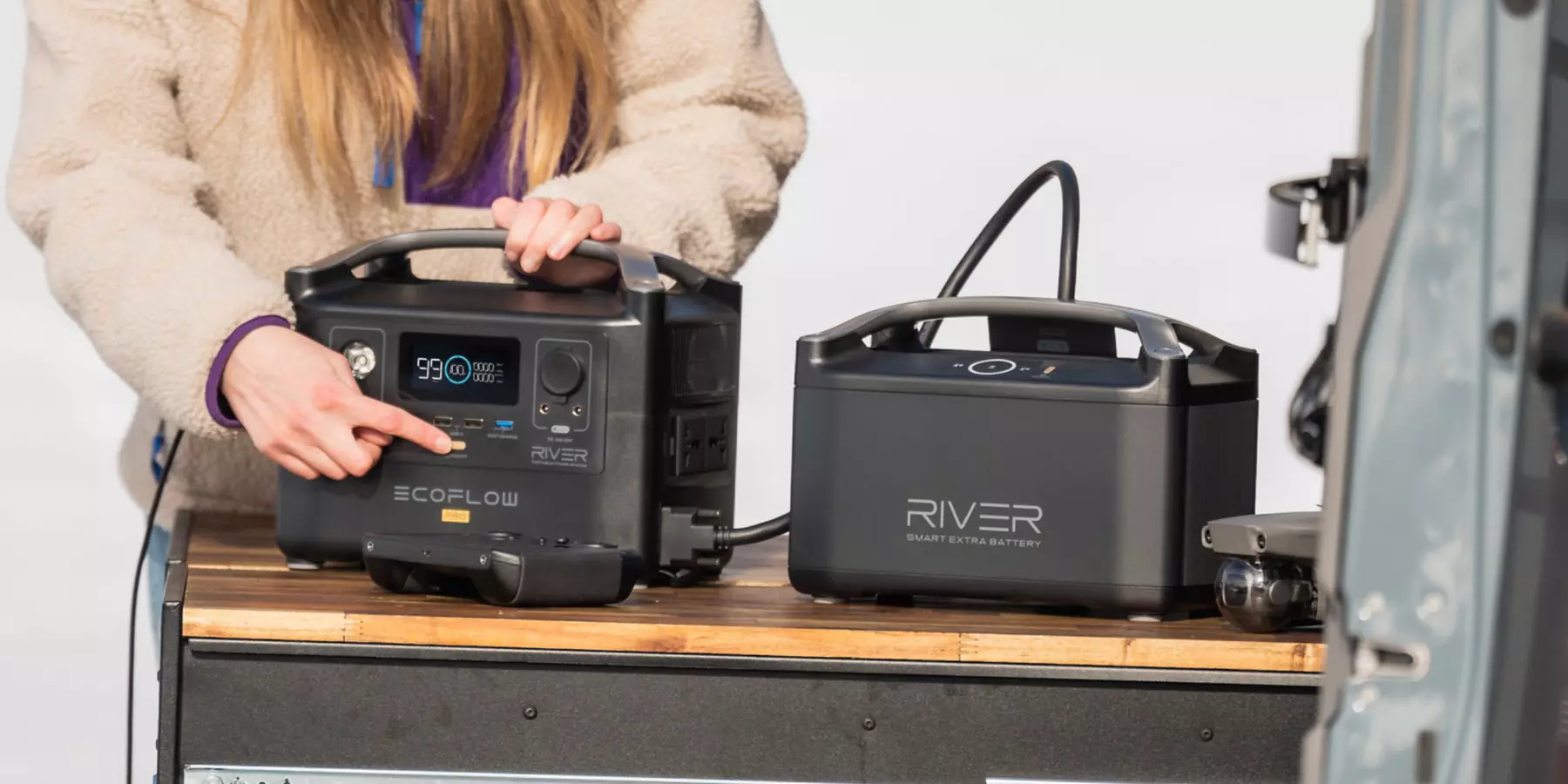 Зарядная станция EcoFlow River Max Pro Black 600W лучший