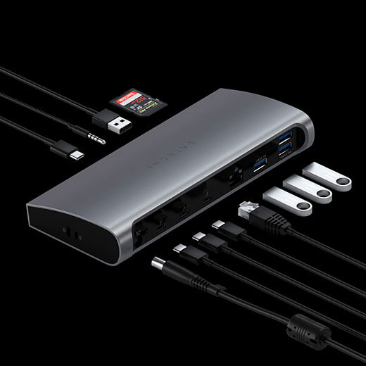 Цена хаба (адаптера) Satechi Thunderbolt 4 Dock для MacBook | iMac | iPad